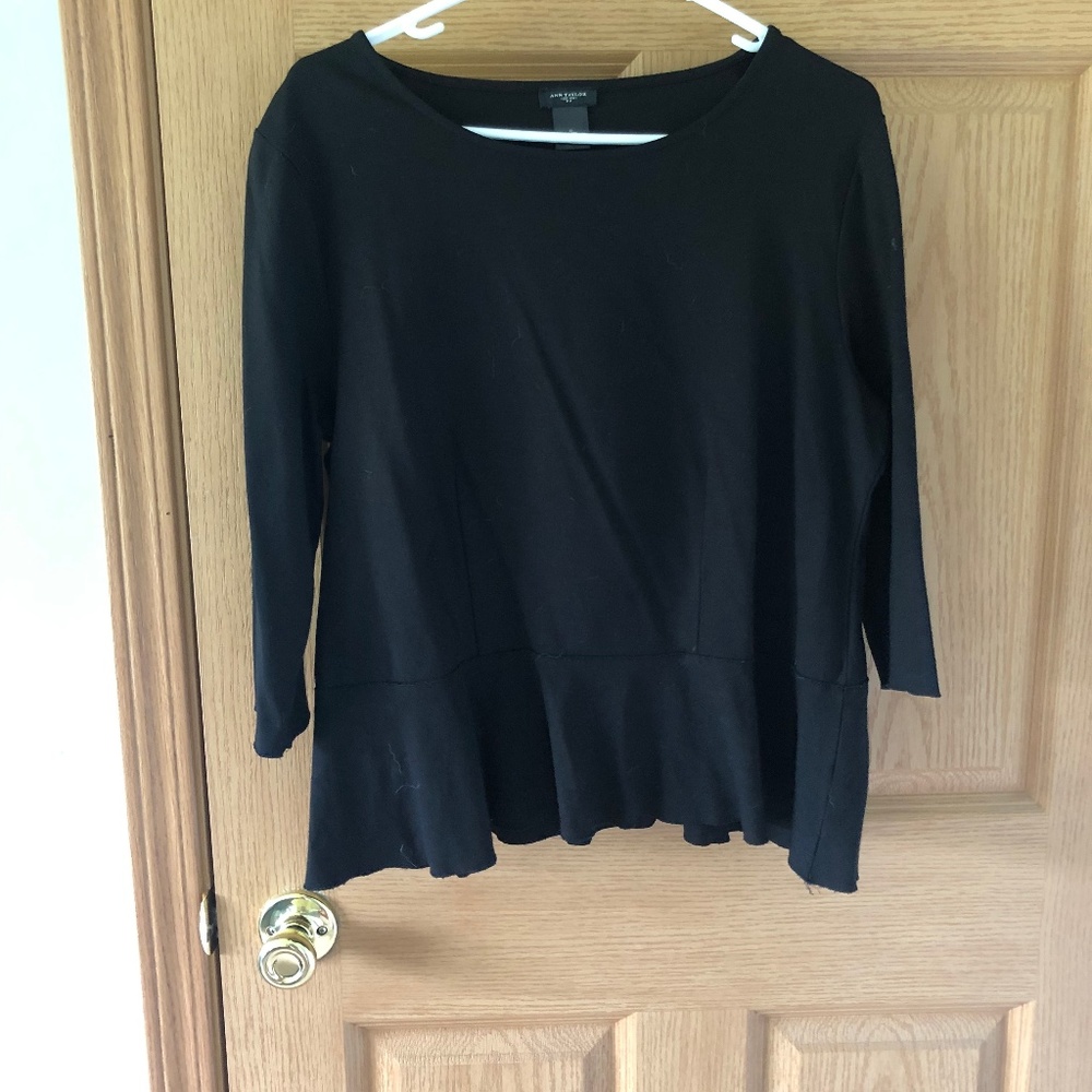 Ann Taylor Peplum Top
